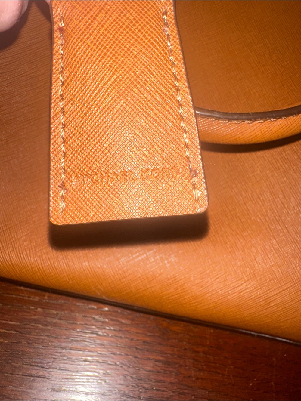 Michael Kors Hamilton Chocolate Brown Saffiano Leather Satchel - Picture 3 of 4